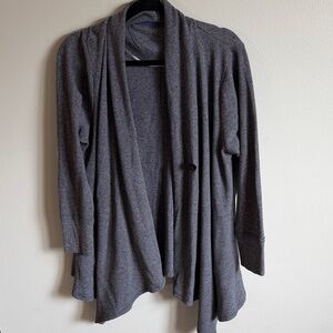 Calvin Klein Performance Gray Women's Open Front Cardigan Sweater